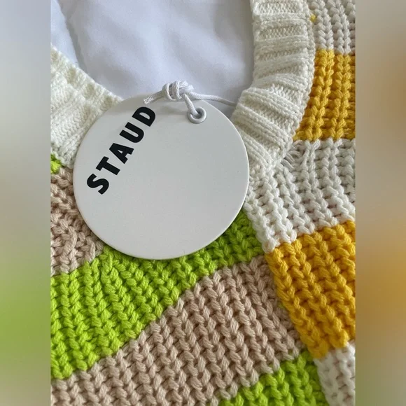 Brand new with tag Staud Seashore Dress in Capri Stripe Multi - Picture 11 of 11